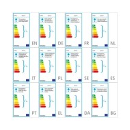 Lampe murale en forme de méduse Fer et bois massif de manguier
