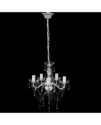 Lustre 5 ampoules Transparent
