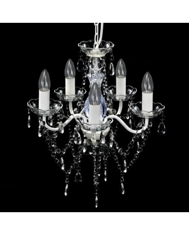 Lustre 5 ampoules Transparent