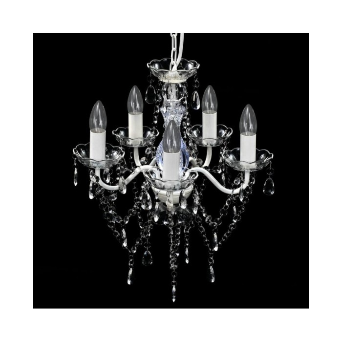 Lustre 5 ampoules Transparent