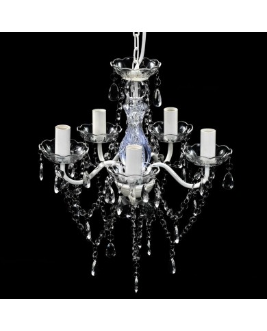 Lustre 5 ampoules Transparent