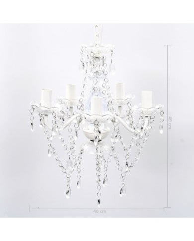 Lustre 5 ampoules Transparent