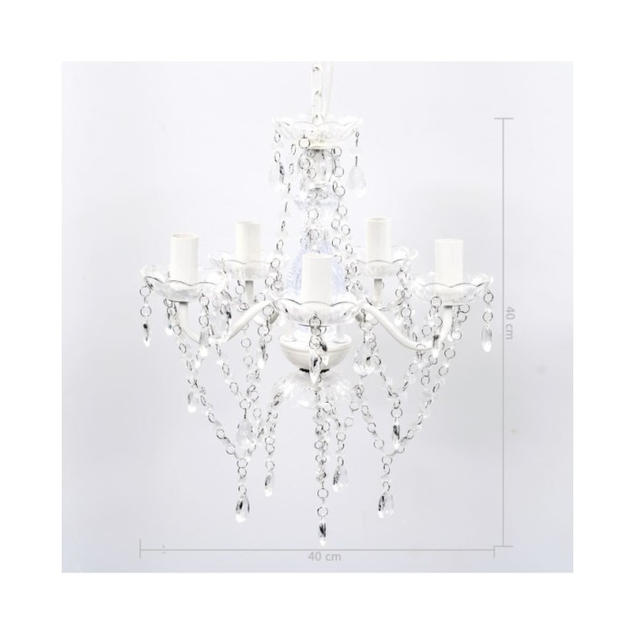 Lustre 5 ampoules Transparent