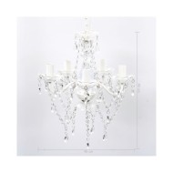 Lustre 5 ampoules Transparent