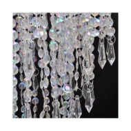 Lustre suspendu en cristal 22,5 x 30,5 cm