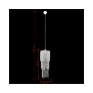 Lustre suspendu Crystal 26 x 70 cm 