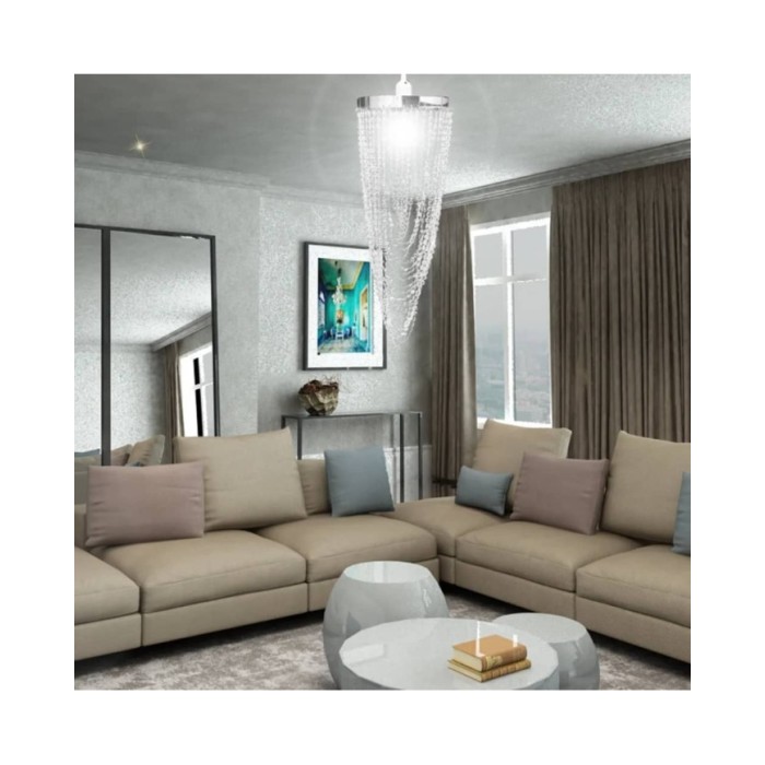 Lustre suspendu Crystal 22 x 58 cm 
