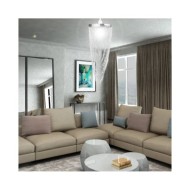 Lustre suspendu Crystal 22 x 58 cm 