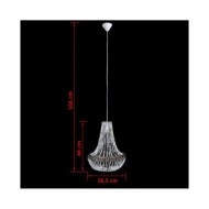 Lustre suspendu Crystal 36,5 x 46 cm 