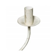Lustre en métal blanc antique 8 x E14 ampoules