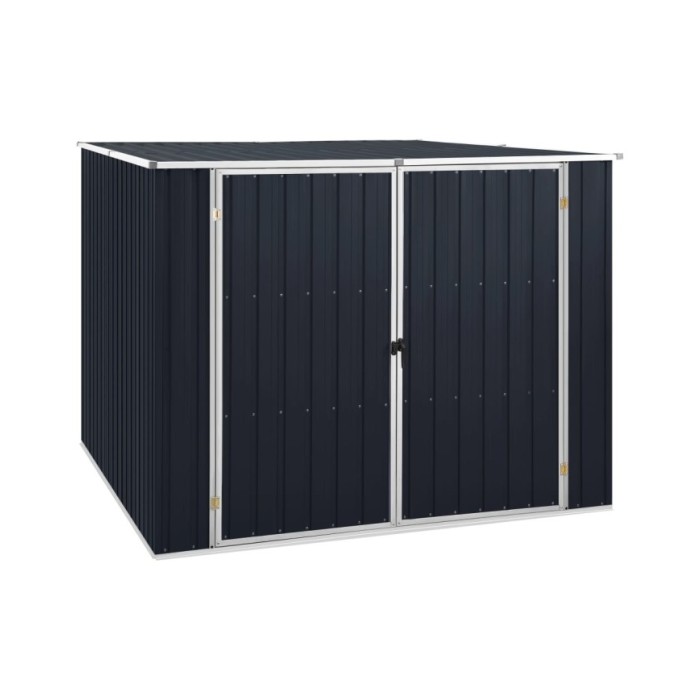 Abri de jardin Anthracite 195x198x159 cm Acier galvanisé