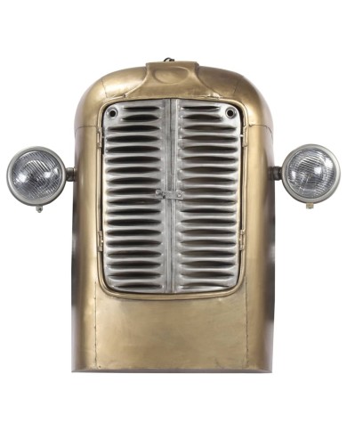 Lampe murale en forme de tracteur Fer