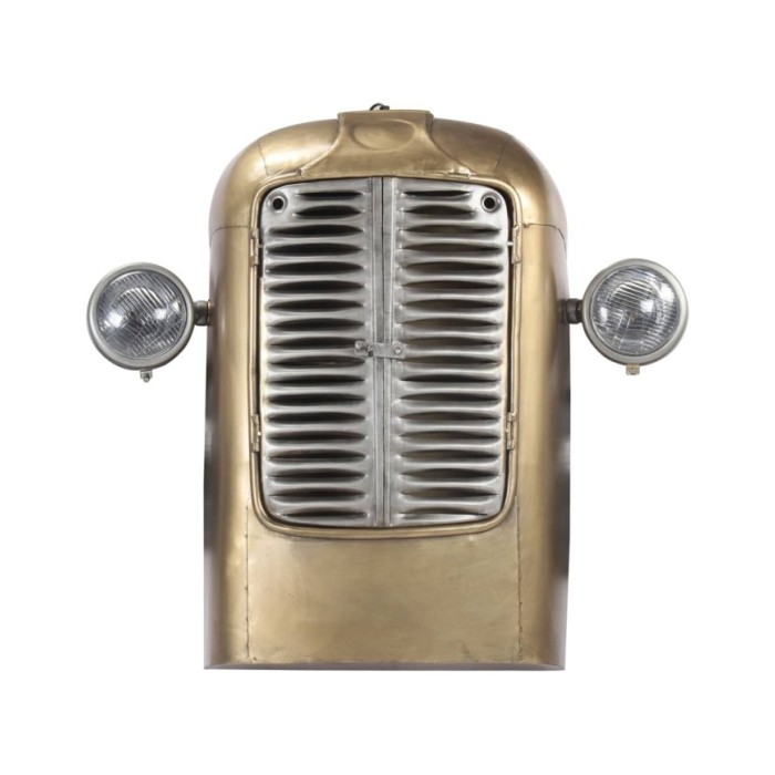 Lampe murale en forme de tracteur Fer