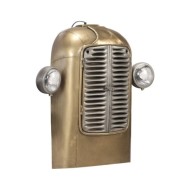 Lampe murale en forme de tracteur Fer