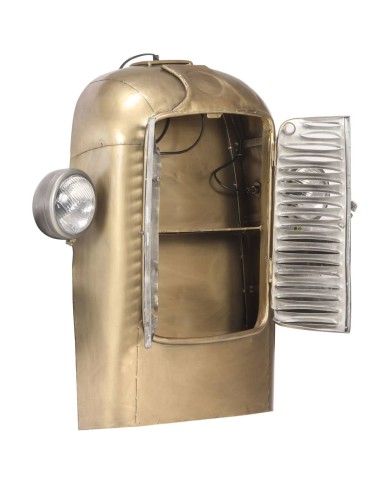 Lampe murale en forme de tracteur Fer