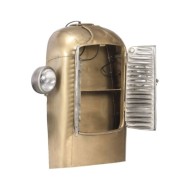 Lampe murale en forme de tracteur Fer