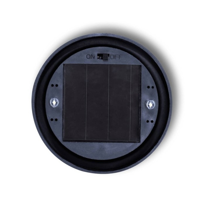 Lampes d'allée à LED 4 pcs 15 cm avec piquet de sol
