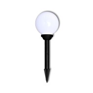Lampes d'allée à LED 3 pcs 20 cm avec piquet de sol