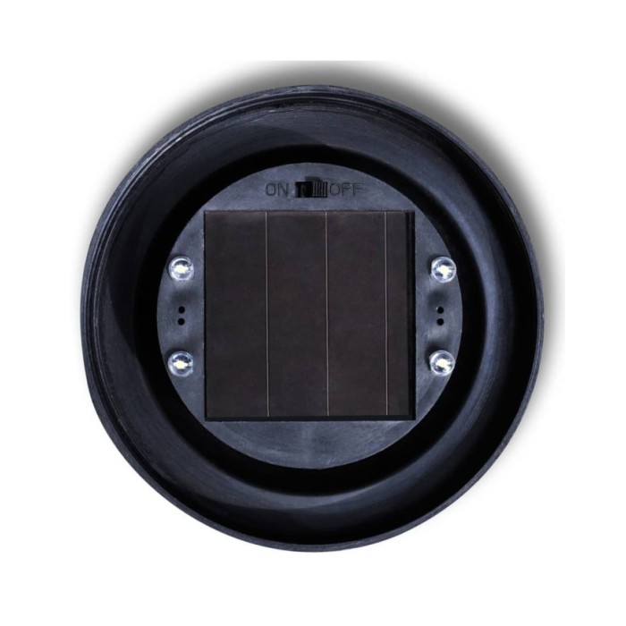 Lampes d'allée à LED 3 pcs 20 cm avec piquet de sol