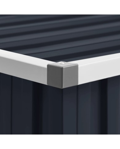 Abri de jardin Anthracite 195x198x159 cm Acier galvanisé