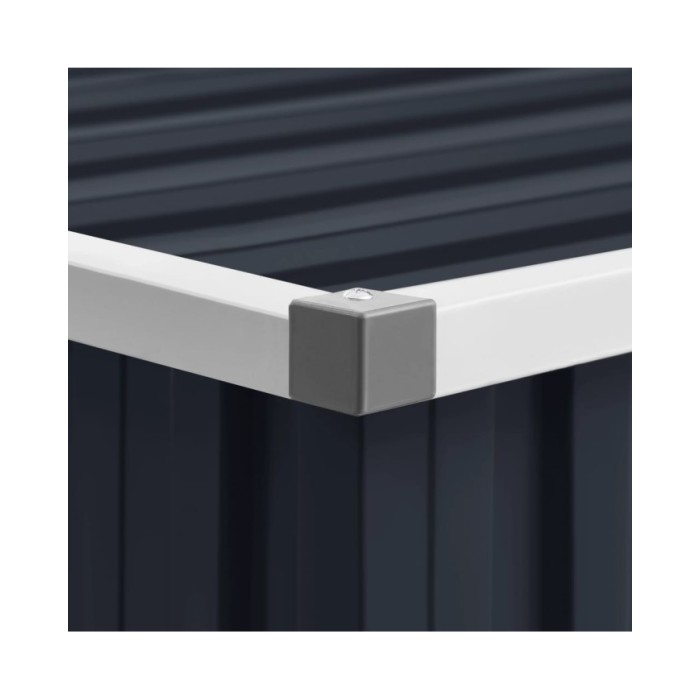 Abri de jardin Anthracite 195x198x159 cm Acier galvanisé