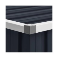 Abri de jardin Anthracite 195x198x159 cm Acier galvanisé