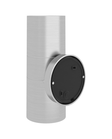 Applique murale d'extérieur 2 pcs Acier inoxydable vers le bas/haut