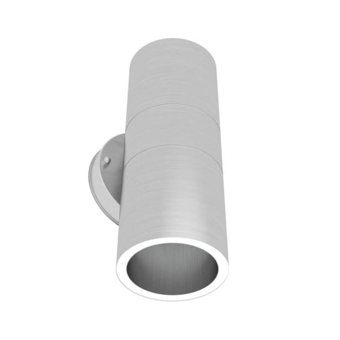 Applique murale d'extérieur 2 pcs Acier inoxydable vers le bas/haut