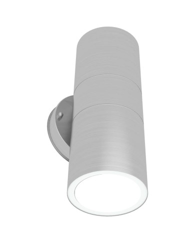 Applique murale d'extérieur 2 pcs Acier inoxydable vers le bas/haut