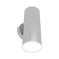 Applique murale d'extérieur 2 pcs Acier inoxydable vers le bas/haut