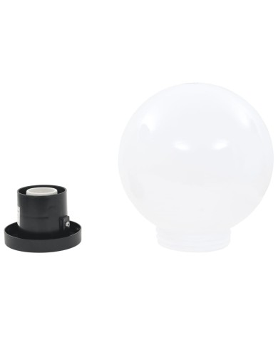 Lampe à LED sous forme de boule 2 pcs Sphérique 20 cm PMMA 