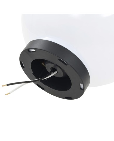 Lampe à LED sous forme de boule 2 pcs Sphérique 20 cm PMMA 