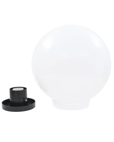 Lampe à LED sous forme de boule 2 pcs Sphérique 30 cm PMMA 