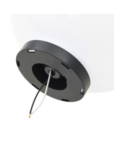 Lampe à LED sous forme de boule 2 pcs Sphérique 30 cm PMMA 