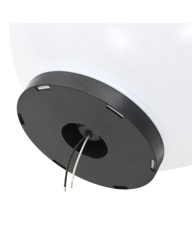 Lampe à LED sous forme de boule 2 pcs Sphérique 40 cm PMMA 