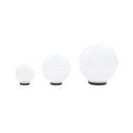 Jeu de lampe boule à LED 3 pcs PMMA sphérique 20/30/40 cm