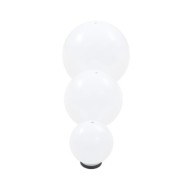 Jeu de lampe boule à LED 3 pcs PMMA sphérique 20/30/40 cm