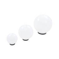 Jeu de lampe boule à LED 3 pcs PMMA sphérique 20/30/40 cm
