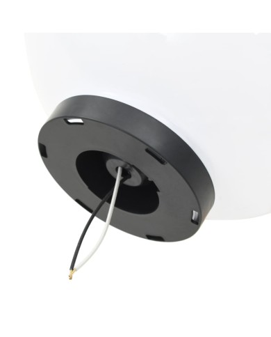 Jeu de lampe boule à LED 3 pcs PMMA sphérique 20/30/40 cm