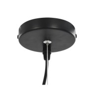 2 pcs Plafonniers Noir et doré Semi-sphérique 50 cm E27