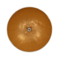 Lampe suspendue Blanc et doré Ø50 cm E27
