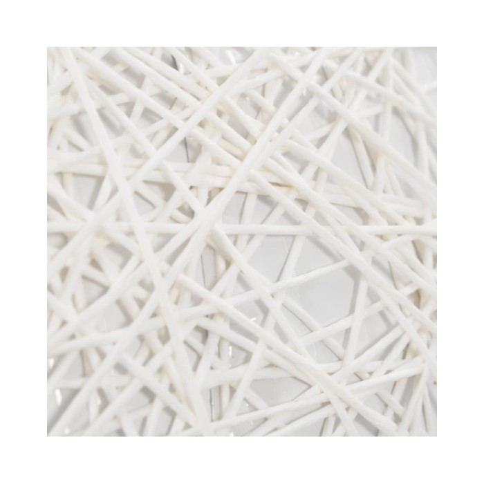 Lampe suspendue Blanc et doré Ø50 cm E27