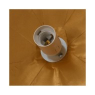 Lampe suspendue Blanc et doré Ø50 cm E27