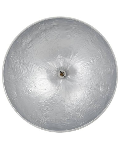 Lampe suspendue Blanc et argenté Ø50 cm E27