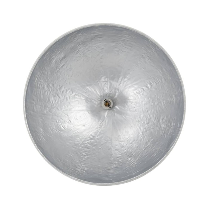 Lampe suspendue Blanc et argenté Ø50 cm E27