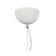 Lampe suspendue Blanc et argenté Ø50 cm E27