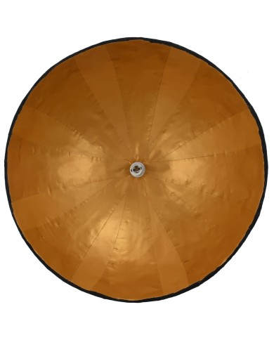 Lampe suspendue Noir et doré Ø70 cm E27