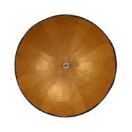 Lampe suspendue Noir et doré Ø70 cm E27