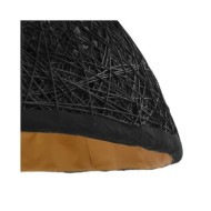 Lampe suspendue Noir et doré Ø70 cm E27