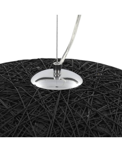 Lampe suspendue Noir et doré Ø70 cm E27